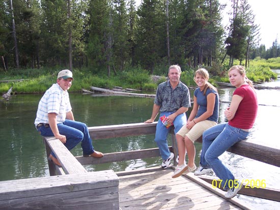 2006 family reunion in Yellowstone National Park
